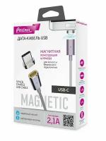 Магнитный кабель USB 2.0 - type-С, 1.2м, Partner