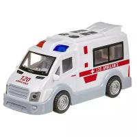 Автобус скорой помощи Yako toys инерционный (В95576)