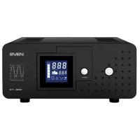 UPS 500VA Sven (RT-500 Black) Lcd, 1 евро розетка, без АКБ