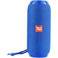 Портативная акустика T&G TG-117 CN, 10 Вт, синий