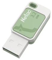 USB флешка Netac UA31 128Gb white/green USB 3.2 (NT03UA31N-128G-32GN)