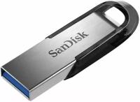 USB Флеш-накопитель SanDisk Ultra Flair USB 3.0 64ГБ, серебристый (SDCZ73-064G-G46)