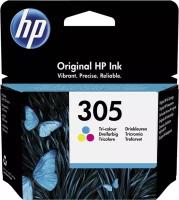 Картридж струйный HP 305 цветной, оригинал