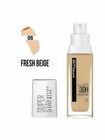 Тональный крем MAYBELLINE Super Stay, оттенок 06 Fresh Beige