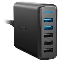 Сетевое зарядное устройство ANKER PowerPort Speed 5 Ports 63W 63 Вт