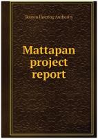 Mattapan project report