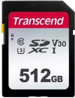 Карта памяти Transcend SD 512GB TS512GSDC300S