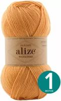 Пряжа Alize Wooltime тосканский желтый (423), 75%шерсть/25%полиамид, 200м, 100г, 1шт