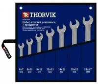 Набор рожковых ключей THORVIK OEWS007 6-27 мм, 7 предметов