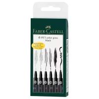 Faber-Castell Набор капиллярных ручек Pitt Artist Pen, 0.1, 0.3, 0.5, 0.7, 2.5 мм (167116)