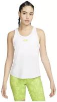 Майка/Nike/DM7647-100/W NK DF ONE LUXE TANK ICNCLSH/белый/L