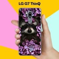 Силиконовый чехол на LG G7 ThinQ Енот / для ЛДжи Джи 7 СинКу