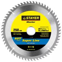 STAYER Super Line, 250 x 32/30 мм, 60Т, точный рез, пильный диск по дереву (3682-250-32-60)