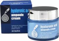 ZENZIA Hyaluronic Acid Ampoule Cream Увлажняющий крем для лица с гиалуроновой кислотой