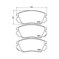 DAEWOO 13237750 Колодки тормозные