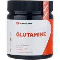 Аминокислота / Глютамин / Glutamine / PureProtein / 200г / Лесные ягоды