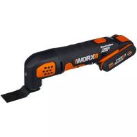 Реноватор WORX WX682 20V аккумуляторный с 2Ач батареей, 2А зарядкой и сумкой