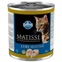 Влажный корм Farmina Matisse Codfish Mousse для взрослых кошек мусс с треской - 300 г