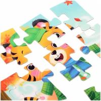 Пазлы набор 4 в 1, Puzzle Time "От зимы до лета" 4, 6, 9, 12 элементов, для детей и малышей, развивающие