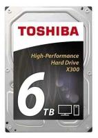 6TB Toshiba X300 (HDWR460UZSVA) {SATA 6.0Gb/s, 7200 rpm, 256Mb buffer, 3.5"}