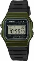 Наручные часы CASIO Standard F-91WM-3A, зеленый, черный