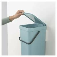 Мусорное ведро Sort & Go встраиваемое, 12л, мятный, Brabantia, 109744