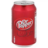 Напиток Dr. Pepper сильногазированный, 0.33 л, металлическая банка