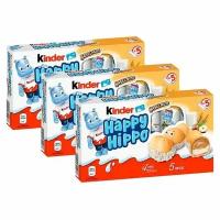 Печенье Kinder Happy Hippo Hazelnut с фундуком (Германия), 103,5 г (3 шт)