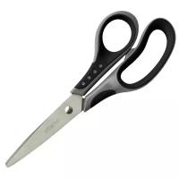 Attache Ножницы Graphite 19.5 см с пластиковыми прорезиненными анатомическими ручками черный/серый