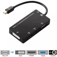 Видеоадаптер 4 в 1 Mini DisplayPort -> HDMI/DVI/VGA+Audio | ORIENT C331