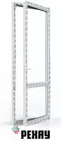 Пластиковая дверь ПВХ балконная рехау BLITZ 2000х800 мм (ВхШ), правая, двухкамерный стеклопакет, белая