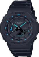 Наручные часы CASIO G-Shock GA-2100-1A2, синий, черный