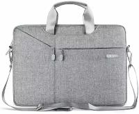 Сумка для ноутбука мужская, женская WiWU City Commuter Bag для MacBook Pro 16 / 15.4 дюймов / UltraBook 14-15.4 дюймов - Светло-серый