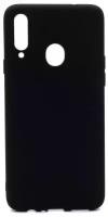 Силиконовый чехол BUYOO для Samsung Galaxy A20S (черный) / Самсунг Галакси А20с (Black)