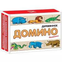 Настольная игра АНДАНТЕ Половинки. Дикие животные