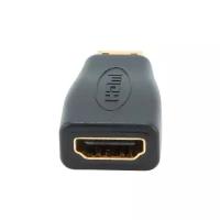 Переходник Cablexpert HDMI <-> miniHDMI 19F/19M, золотые разъемы