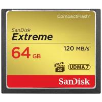 Карта памяти SanDisk Extreme Compact Flash, 64 Гб