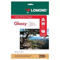 Бумага Lomond A4 Photo Paper 0102089 220 г/м², 50 л, белый