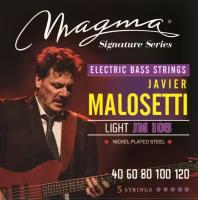 Комплект струн для 5-струнной бас-гитары Low B Javier Malosetti 40-120 Magma Strings JM105