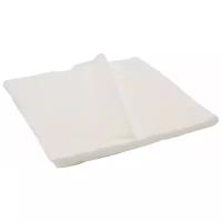 Салфетка одноразовая белая 20х20 см, комплект 100 шт., спанлейс, 40 г/м2, чистовье, 00-144