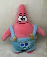 Мягкая игрушка герой мультфильма "Спанч Боб" Патрик в голубом костюме/28 см