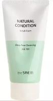 The Saem Пенка-скраб для лица Natural Condition Scrub Foam Deep Pore Cleansing, 150 мл