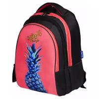 Berlingo рюкзак inStyle Pineapple, черный/розовый