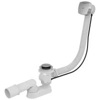 Трубный (коленный) сифон для ванны Alcadrain A51CR-80 с переливом
