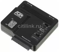 Адаптер-переходник для HDD/SSD AgeStar 3FBCP, черный