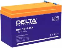 Батарея для ИБП DELTA HRL 12-7.2 X (12В 7.2Ач)