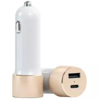 Автомобильное зарядное устройство Satechi USB-C Car Charger Adapter, gold