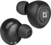 Гарнитура Defender Twins 638 Bluetooth черный (63638)