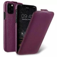 Кожаный чехол флип Melkco для Apple iPhone 11 Pro Max - Jacka Type - сиреневый