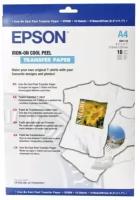 Термопереводная бумага Epson Iron-On Cool Peel Transfer Paper C13S041154, 210х297, 10 листов